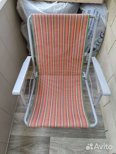 Кресло шезлонг раскладушка