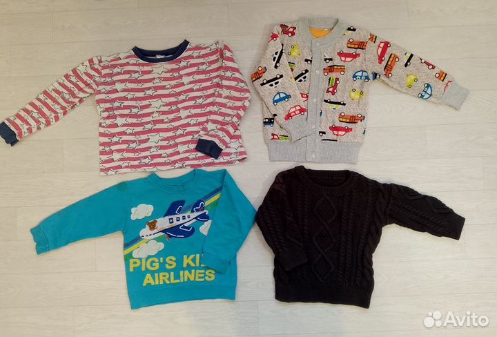 Вещи/одежда пакетом для мальчика 104 110