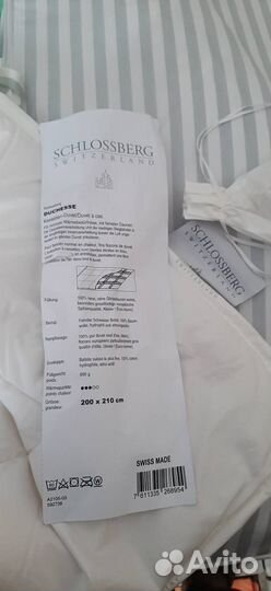 Одеяло пуховое schlossberg switzerland