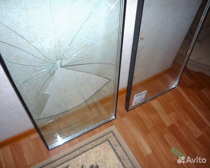 Замена стеклопакета балконной двери из пвх