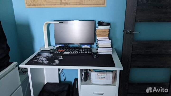 Компьютерный стол белый бу