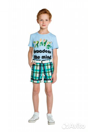 Шорты с ремнем для мальчика р.134