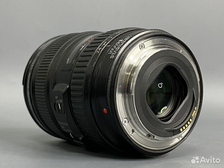 Canon 24-105mm Царапины на линзе