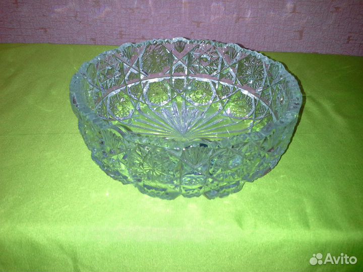 Салатник хрустальный СССР