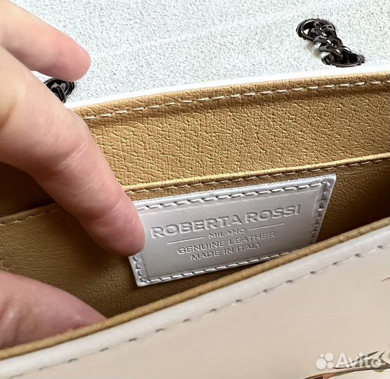 Сумка кожаная Roberta Rossi