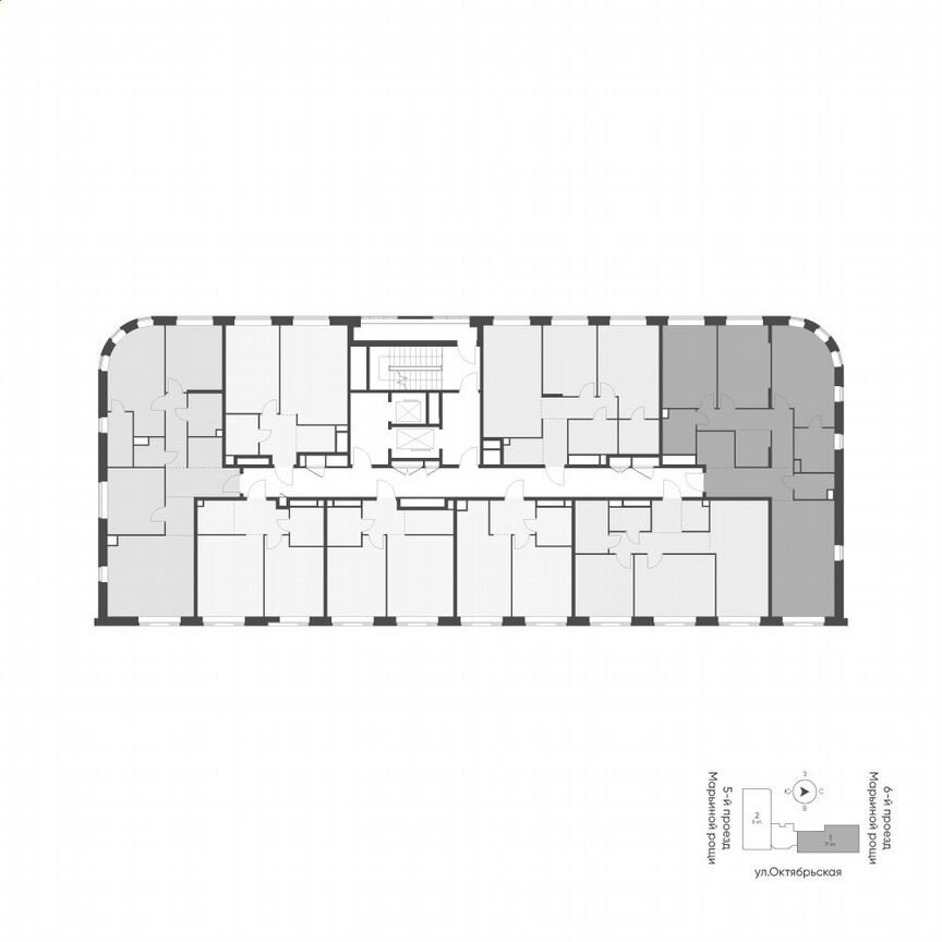 3-к. квартира, 107,7 м², 3/16 эт.