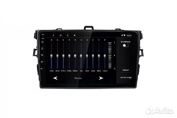 Toyota corolla 06-12 E140/150 магнитола Аndrоid