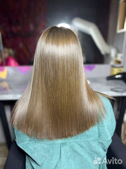 Кератиновое выпрямление, ботокс волос, кератин