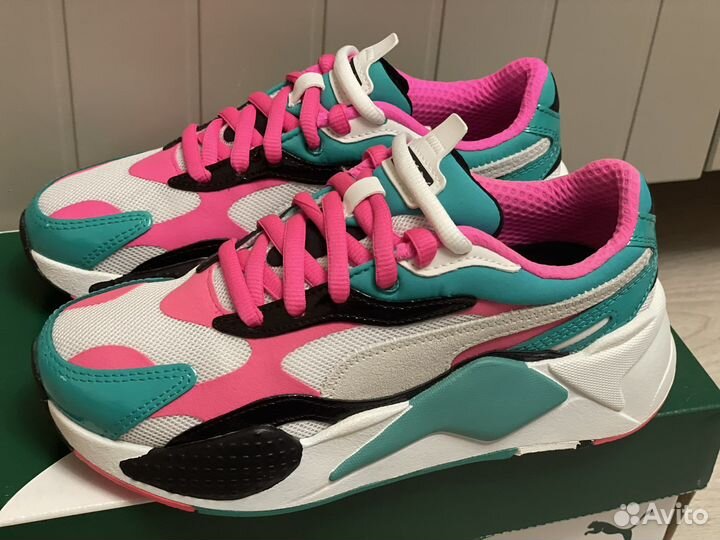 Женские кроссовки Puma RS-X plastic WhitePink