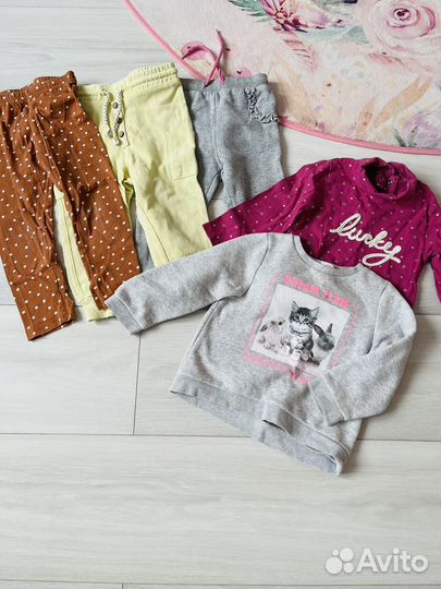 Большой пакет вещей для девочки