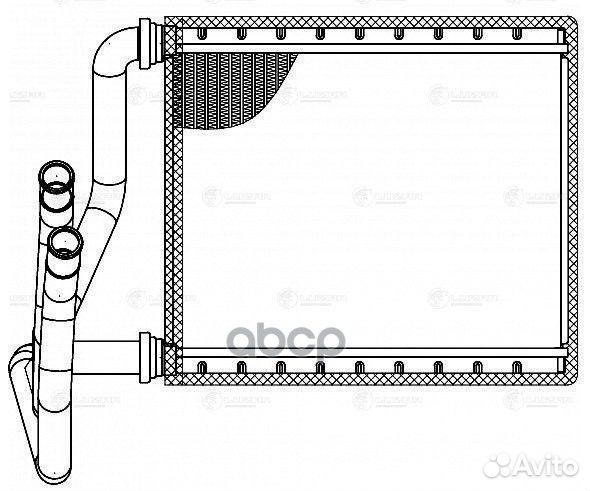 Радиатор отопителя для а/м Toyota Camry (XV40)