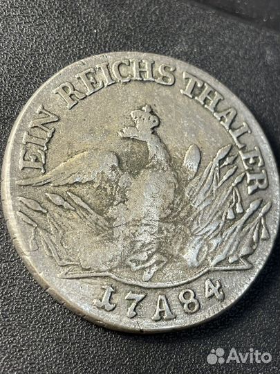 Пруссия 1 талер 1784 (рейхсталер )
