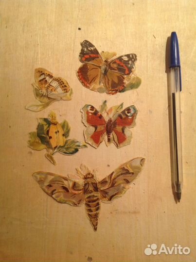 Наклейки старинные