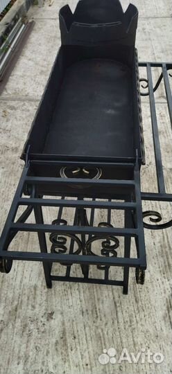 Мангал с печью под казан