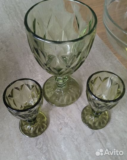 Бокалы из цветного стекла