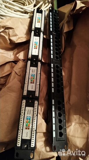 Патч панель 24 порта