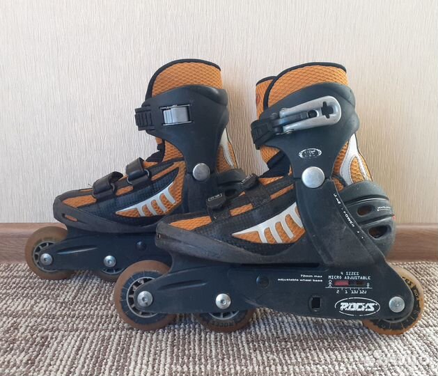 Роликовые коньки Roces детские раздвижные р. 30-35