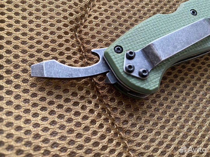 Складной нож UTE 440C stonewash green G10