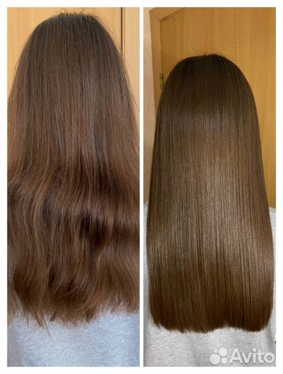 Кератиновое выпрямление ботокс волос нанопластика