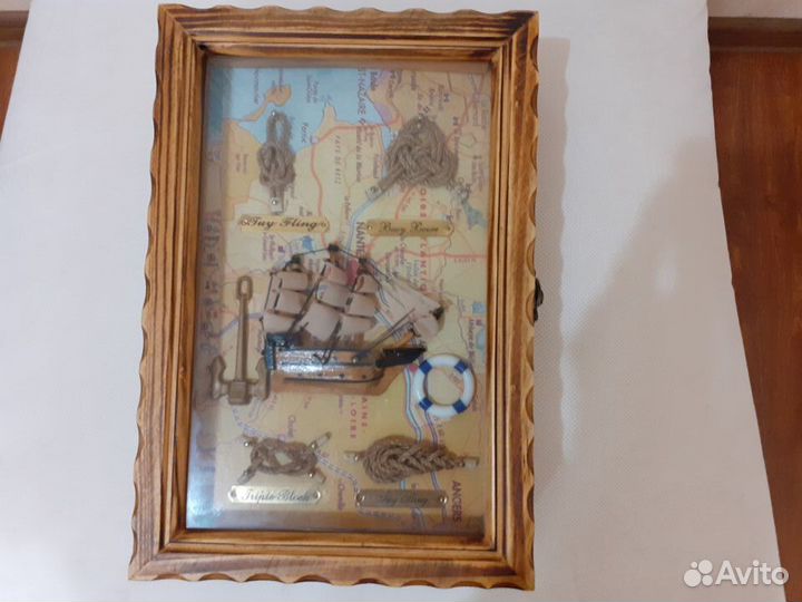 Ключница из дерева (в упаковке)