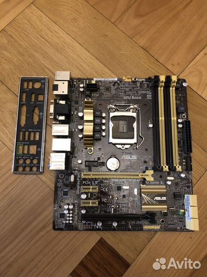 Материнская плата asus h87m pro