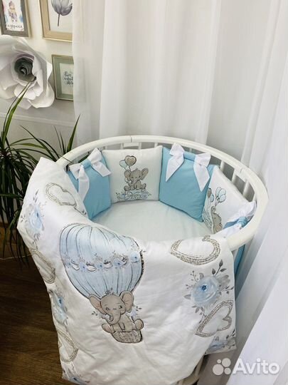 Бортики в кроватку новые