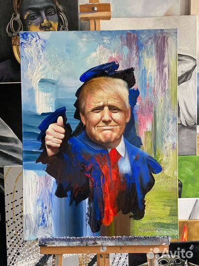 Портрет масло/холст. Эксклюзивные техники