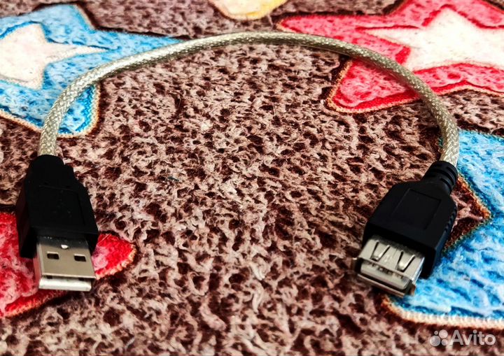 Удлинитель USB-2.0A (F, мама) -USB-2.0A (M, папа)