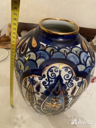 Ваза кобальт