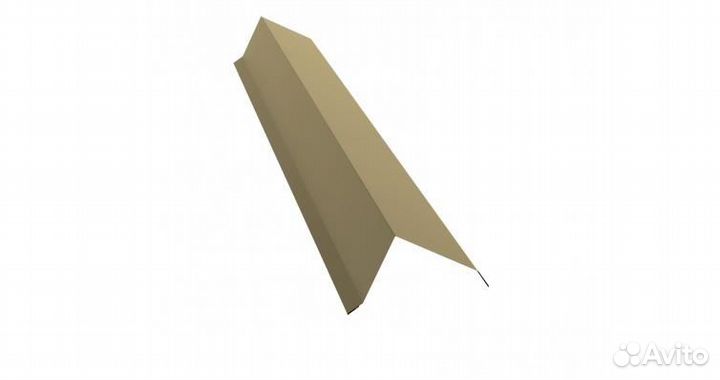 Планка торцевая 100х80 мм Pe 0,45 мм, Цвет Ral 8004, Покрытие Полиэстер с пленкой, Толщина металла 0