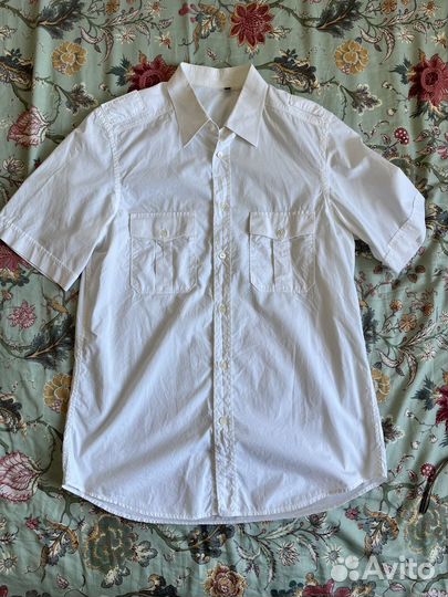 Мужская рубашка белая NEW york industrie р 48