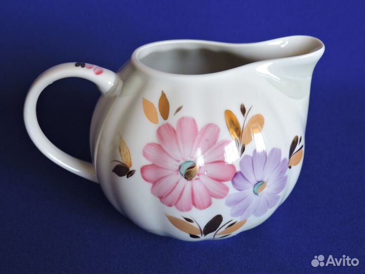 Чайный Сервиз Цветы Дулево Форма Тюльпан