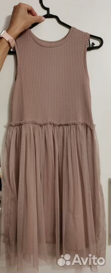 Платье для девочки 152 пудровый