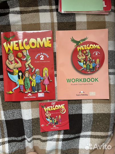 Комплект для занятий по английскому welcome 2