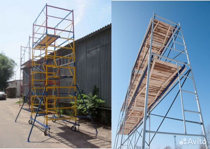 Леса строительные 300м2, вышка-тура 6,3м в аренду