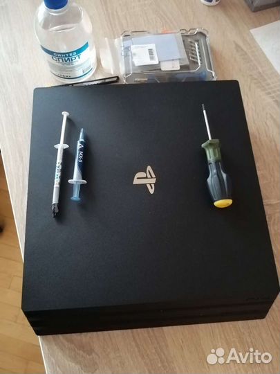 Чистка PS 4 PRO slim FAT