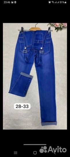 Комбинезон женский джинсовый 46-48
