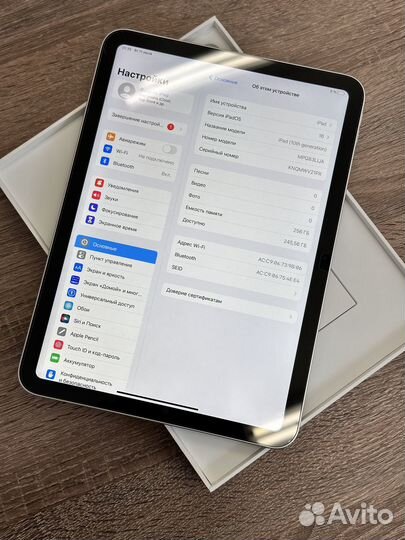 Идеал iPad 10 256gb Silver