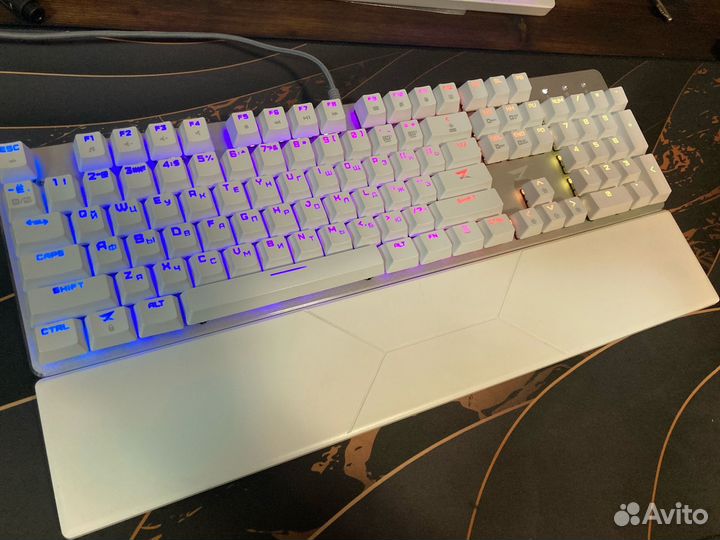 Клавиатура ZET gaming Blade Optical - белая