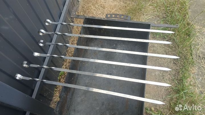 Мангал складной с шампурами