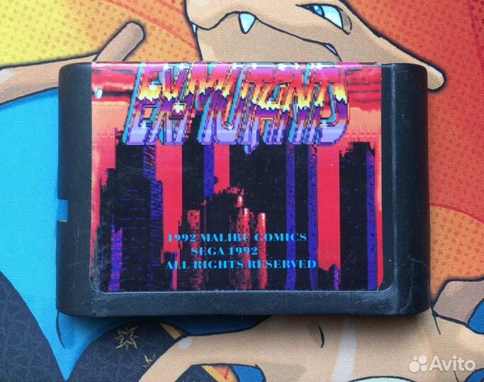 Ex-Mutants Sega Mega Drive Картридж Пиратка 90-х