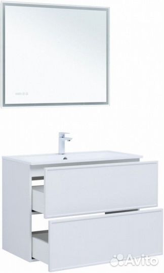 Мебель для ванной Aquanet Арт 90 белая