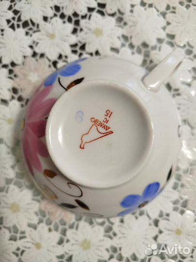 Чашка с блюдцем СССР