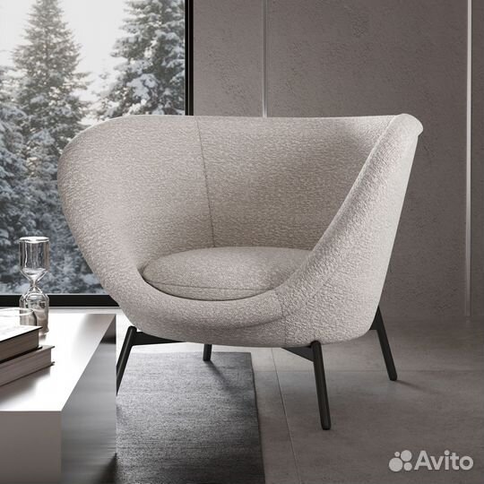 Лаунж кресло couture букле светлый