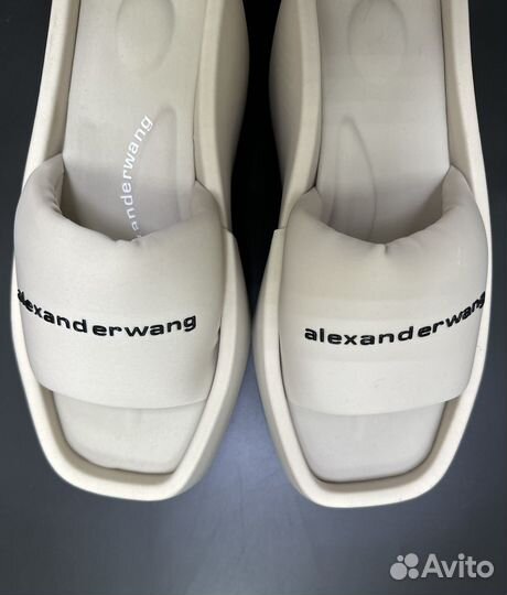 Шлепки женские на платформе alexanderwang