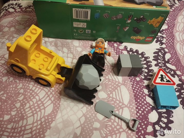 Lego duplo городской бульдозер