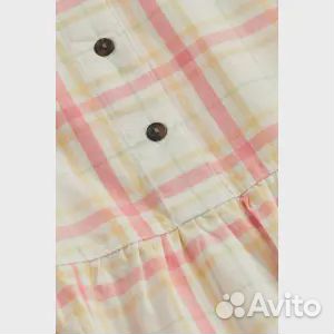 Хлопковое платье с рисунком H&M