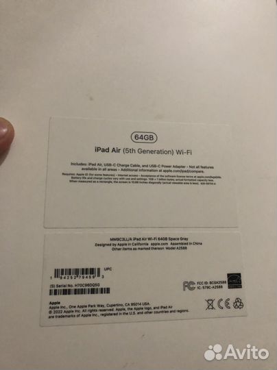 iPad Air 5 64gb идеал