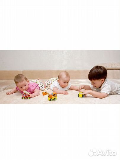 Набор автомобилей Спецтехники 6 шт (дерево) Viga 59621