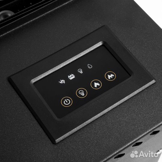 Паровой камин Vapor Black 1500мм